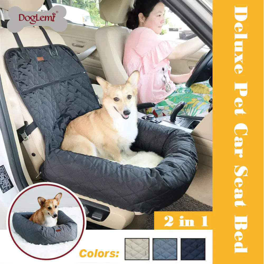 Nouveau lit de voiture multifonctionnel pour animaux de compagnie avec coussin épais