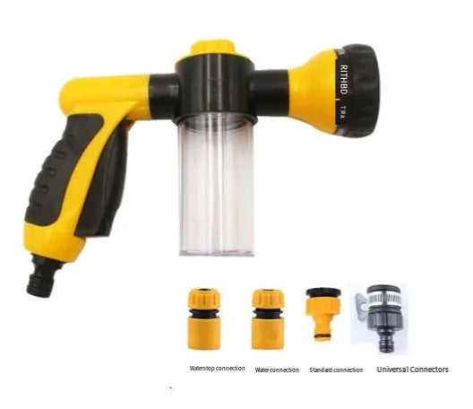 Douchette pour chien d'extérieur, pulvérisateur haute pression, brosse de douche et peigne de toilettage pour animaux de compagnie, pour arroser les fleurs, laver la voiture et baigner les animaux