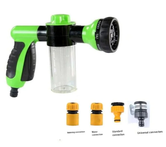 Douchette pour chien d'extérieur, pulvérisateur haute pression, brosse de douche et peigne de toilettage pour animaux de compagnie, pour arroser les fleurs, laver la voiture et baigner les animaux