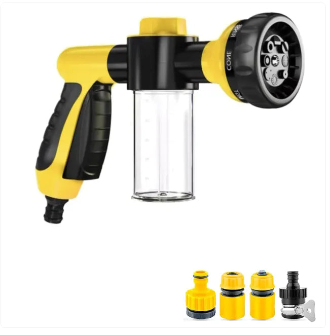 Douchette pour chien d'extérieur, pulvérisateur haute pression, brosse de douche et peigne de toilettage pour animaux de compagnie, pour arroser les fleurs, laver la voiture et baigner les animaux
