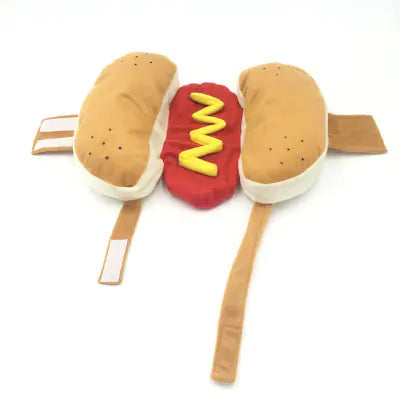 Vêtements pour animaux de compagnie Hot Dog Burger pour chats et chiens