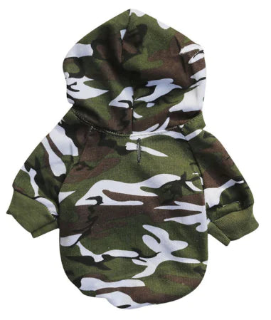 Pull polaire à capuche pour chien