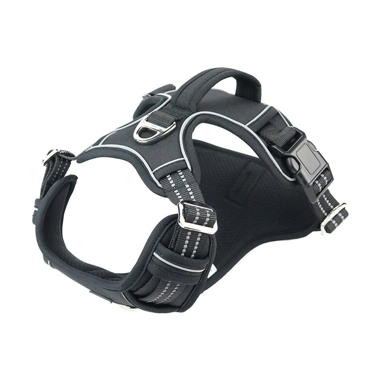 Harnais pour animaux de compagnie durable et imperméable avec poignée verticale