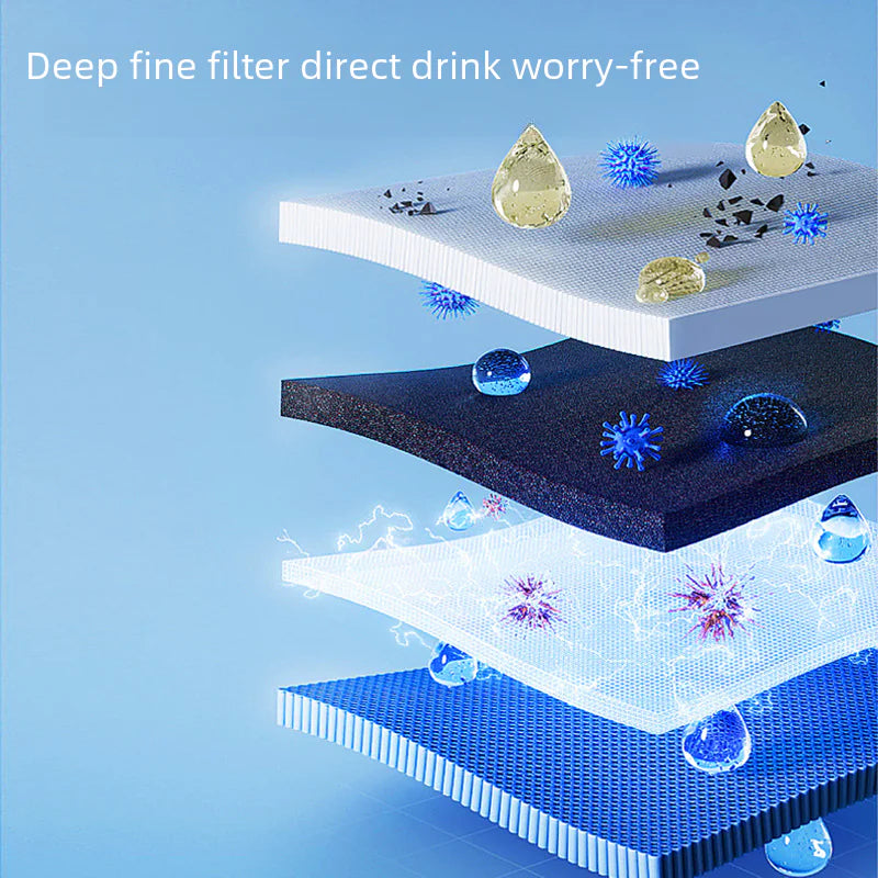 Distributeur d'eau sans fil intelligent pour animaux de compagnie avec bol en acier inoxydable