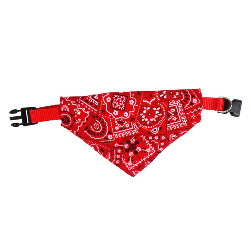 Collier écharpe triangulaire rétractable pour animaux de compagnie