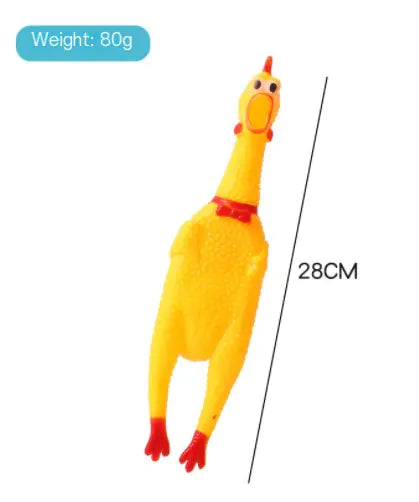 Jouet vocal créatif pour chien en forme de poulet pour grincer des dents