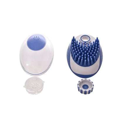 Brosse de bain et peigne de massage en silicone pour animaux de compagnie