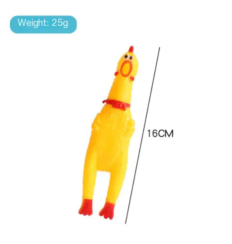 Jouet vocal créatif pour chien en forme de poulet pour grincer des dents