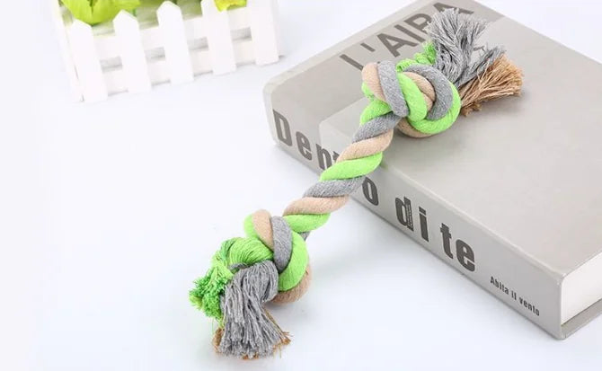 Grand jouet pour chien en corde de coton pour l'entraînement (28 cm)