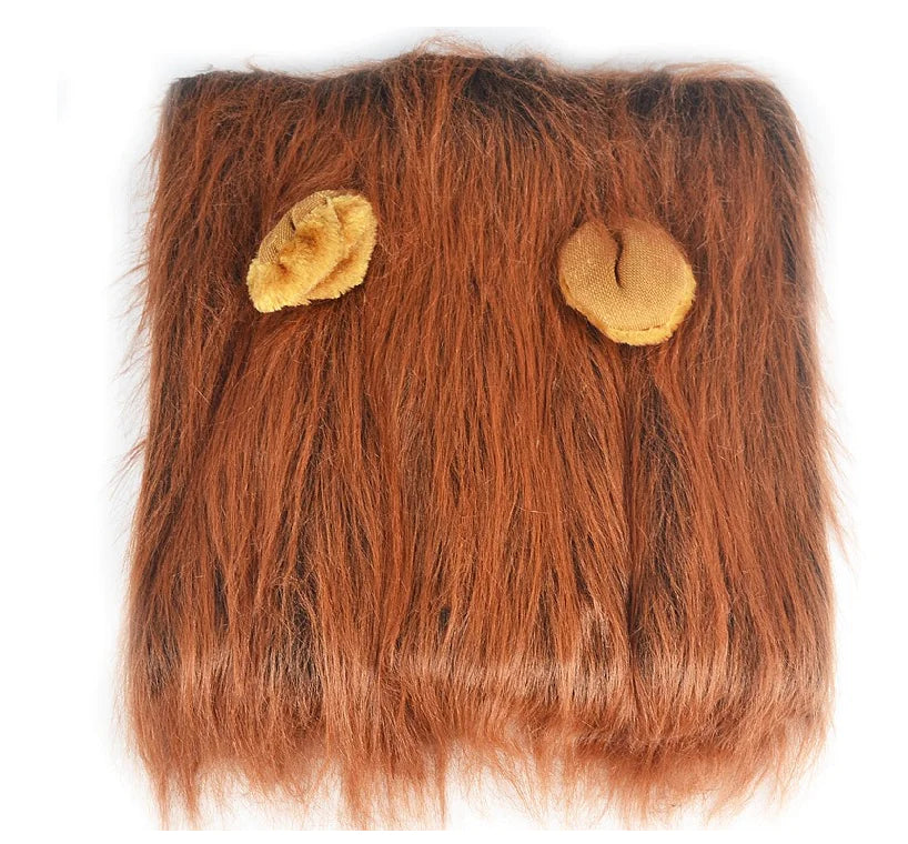 Perruque pour chien – Costume tête de lion