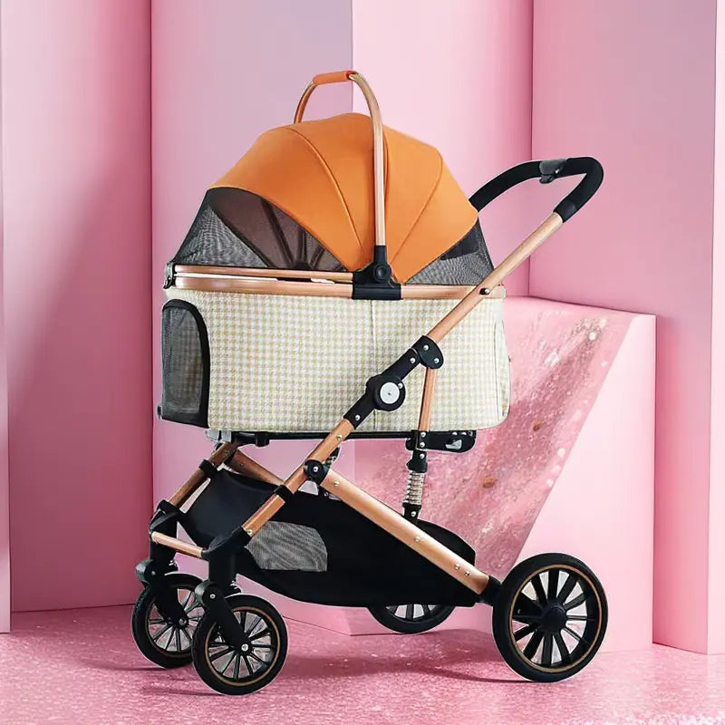 Poussette pliable BNDC pour grands chiens