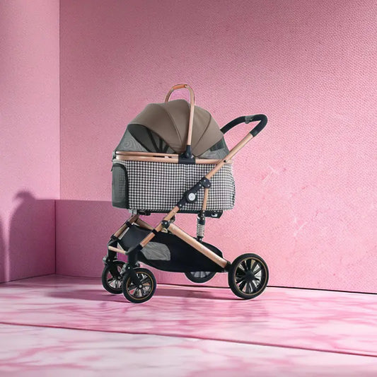 Poussette pliable BNDC pour grands chiens
