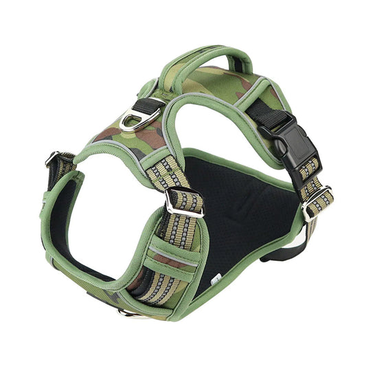 Harnais pour animaux de compagnie durable et imperméable avec poignée verticale