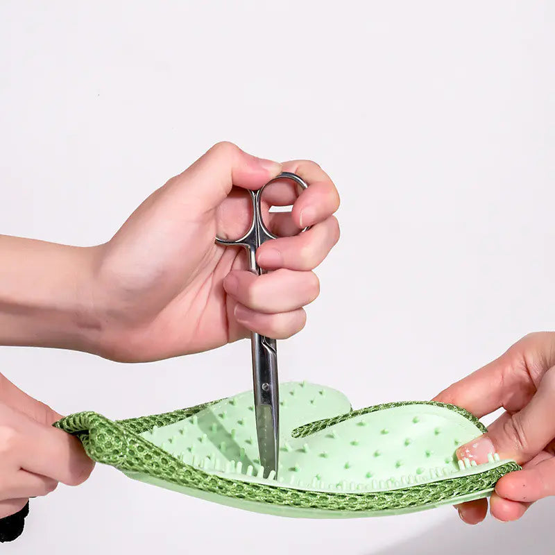 Gants de massage en silicone et brosses pour éliminer les poils d'animaux