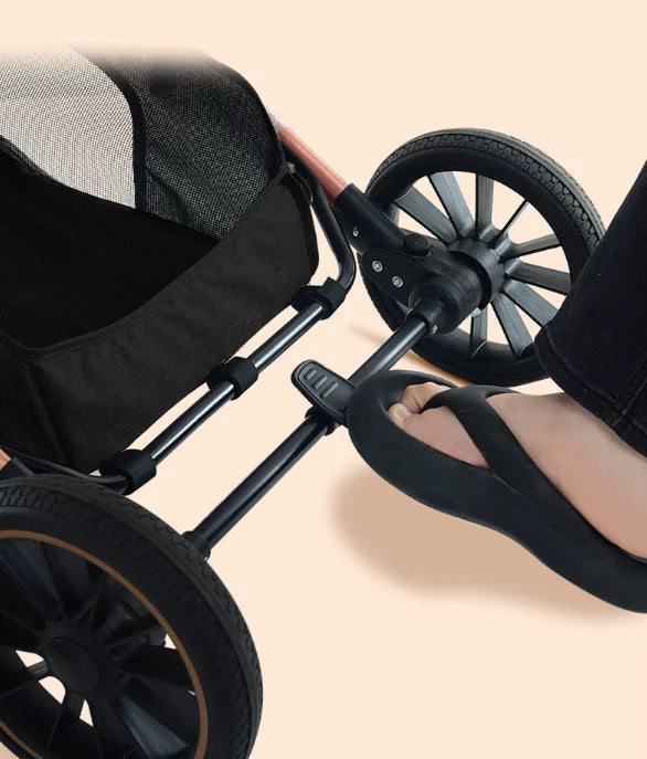Poussette pliable BNDC pour grands chiens