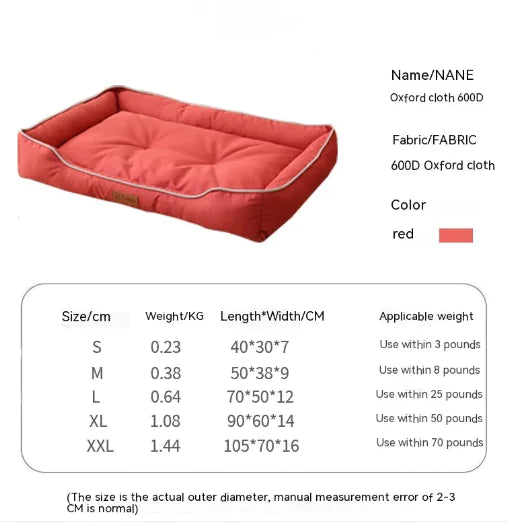 Tapis imperméable et résistant aux morsures pour chien