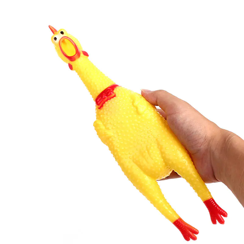 Jouet vocal créatif pour chien en forme de poulet pour grincer des dents