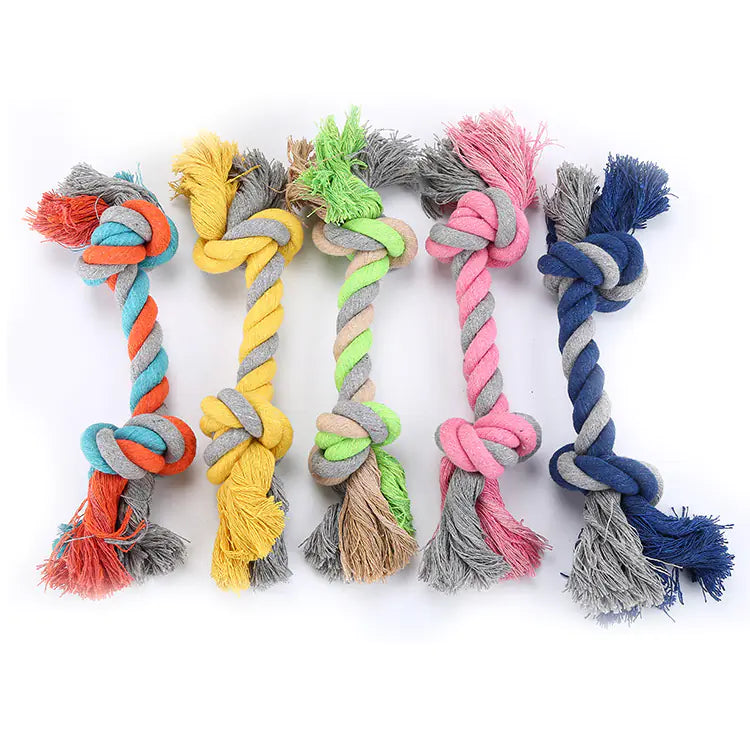 Grand jouet pour chien en corde de coton pour l'entraînement (28 cm)