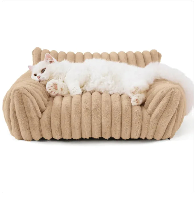 Grand coussin orthopédique lavable et moelleux pour chien, idéal pour un canapé-lit ou un lit pour chien - Snoozy Dream