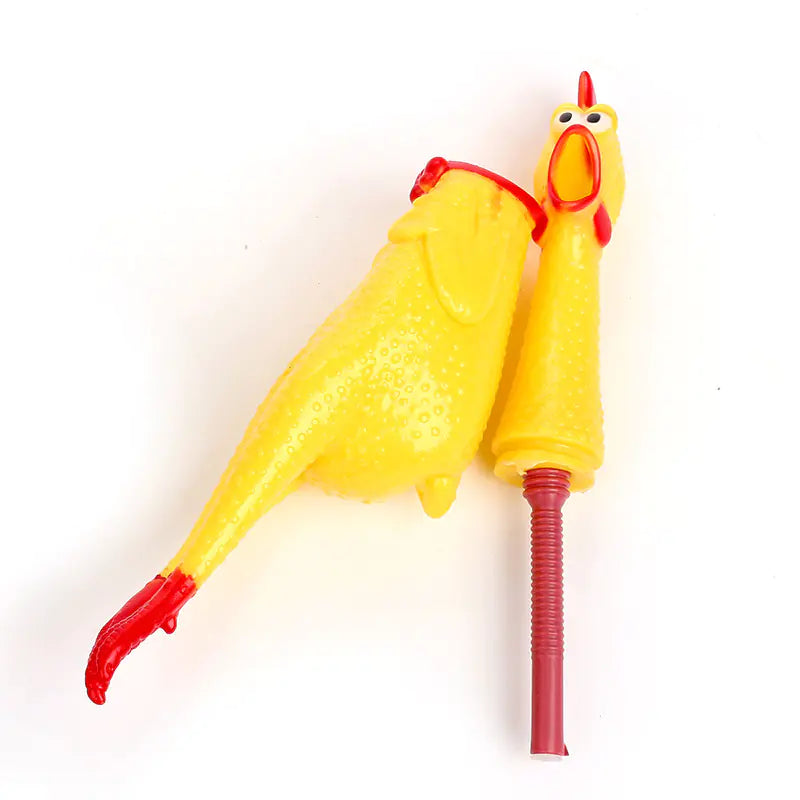 Jouet vocal créatif pour chien en forme de poulet pour grincer des dents