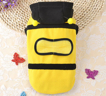 Costume d'abeille pour chats et chiens, tenue de transformation pour animaux de compagnie