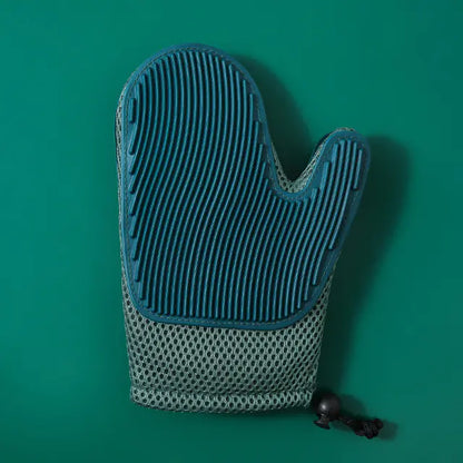 Gants de massage en silicone et brosses pour éliminer les poils d'animaux