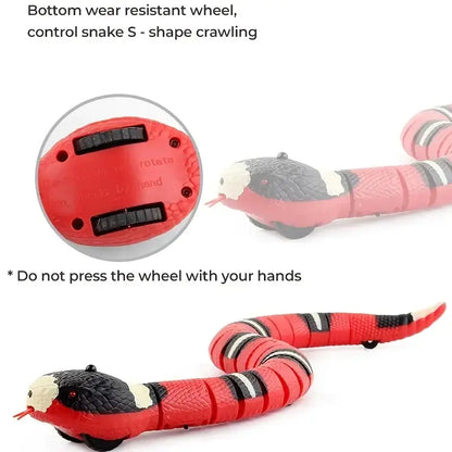 Jouet interactif serpent pour chats avec chargement USB : un plaisir sans fin
