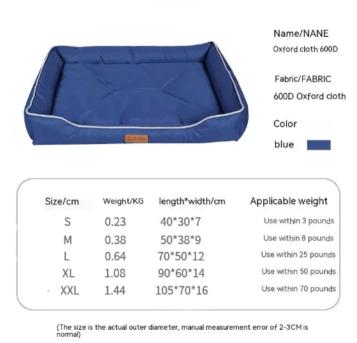 Tapis imperméable et résistant aux morsures pour chien