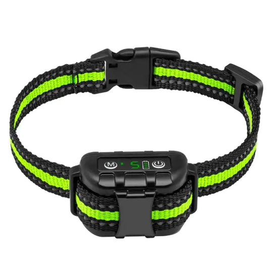 Dispositif intelligent de contrôle des aboiements pour chiens avec collier antichoc