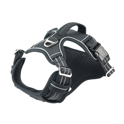 Harnais pour animaux de compagnie durable et imperméable avec poignée verticale