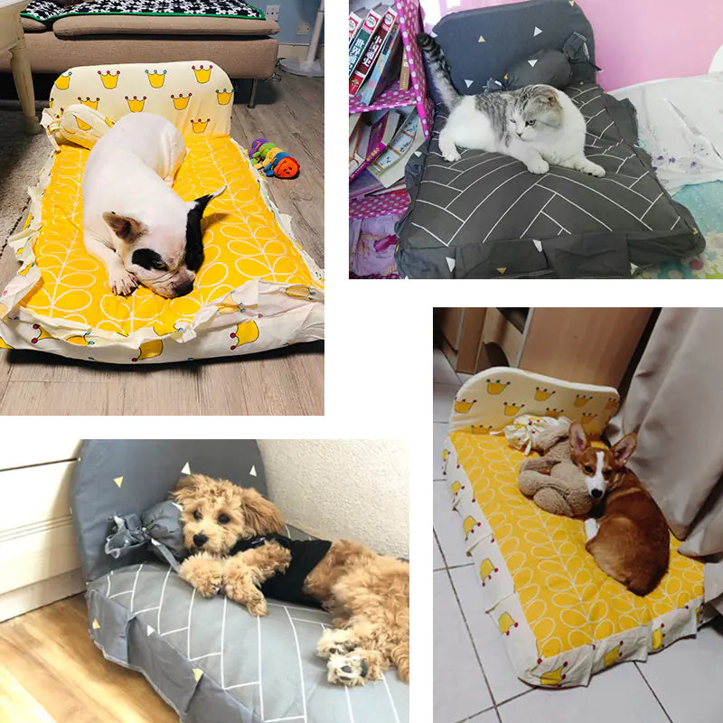 Panier pour petits chiens et chats, lavable