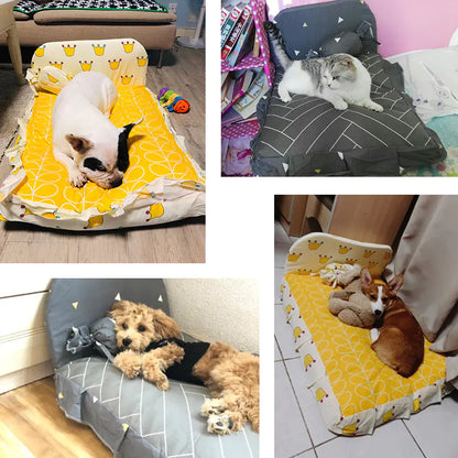 Panier pour petits chiens et chats, lavable