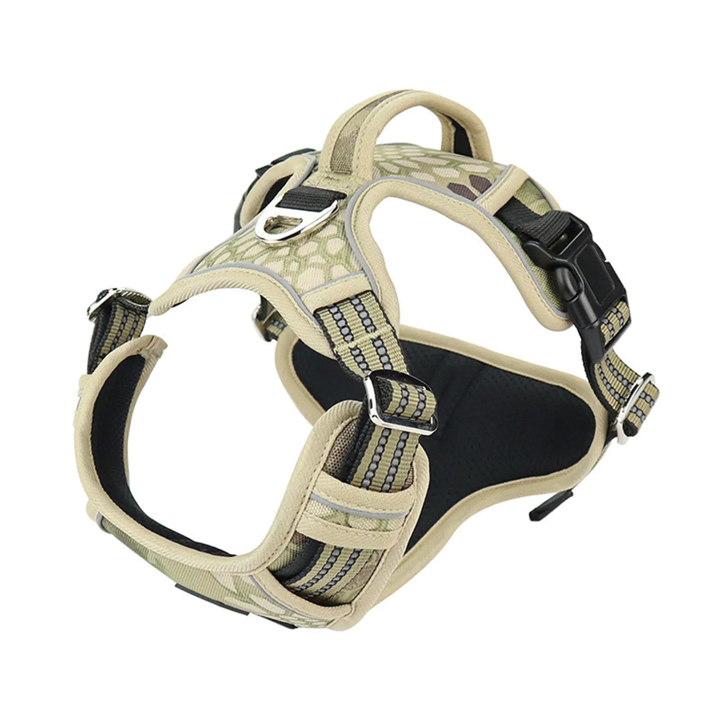 Harnais pour animaux de compagnie durable et imperméable avec poignée verticale