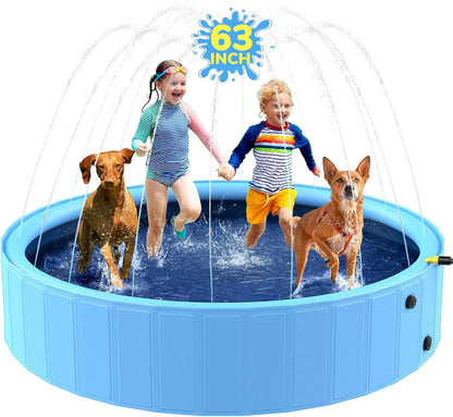 Piscine pliable pour chiens et baignade